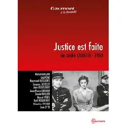 dvd justice est faite dvd