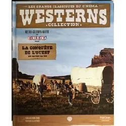 dvd la conquête de l'ouest - les grands classiques du cinéma - westerns collection - livret + dvd