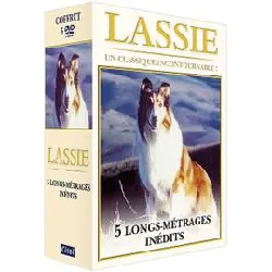 dvd lassie - 5 longs - métrages