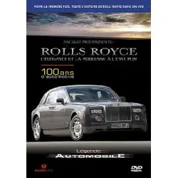 dvd légende automobile : rolls royce, l'élégance et la noblesse à l'état pur (100 ans d'automobile)