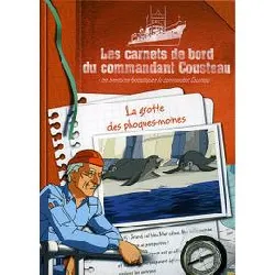 dvd les carnets de bord du commandant cousteau - la grotte des phoques - moines