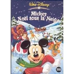 dvd mickey - noël sous la neige - edition belge