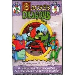 dvd sacrés dragons - trois dragons et un couffin