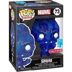 figurine funko! pop - marvel comics n°73 - shuri - art series (68252)