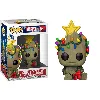 figurine funko! pop marvel n° 530 - groot (holiday)