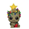 figurine funko! pop marvel n° 530 - groot (holiday)