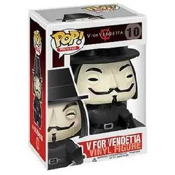 figurine funko! pop - v pour vendetta n°10 - v pour vendetta (02578)