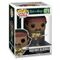 figurine rick & morty - s6 resistance goldenfold pop 10cm