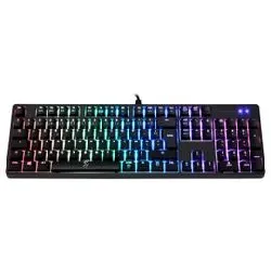 fox spirit meca red - clavier mécanique pour gamer avec switches cherry rouges et rétroéclairage rgb (azerty, français) ( catégori