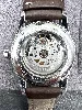 hamilton jazzmaster viewmatic skeleton h425550 movement automatique bracelet en cuir marron