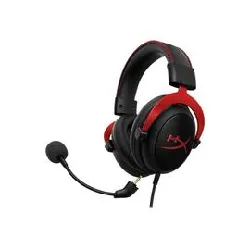 hyperx cloud ii gaming - micro - casque - canal 7.1 - circum - aural - filaire - usb, jack 3,5mm - noir, rouge - pour victus by hp