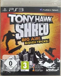 jeu ps3 tony hawk shred big air ! bigger tricks !