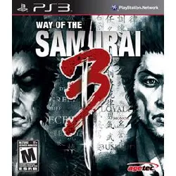 jeu ps3 way of the samurai 3 - ps3 (us)