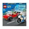 lego city - la course - poursuite de la moto de police - 60392