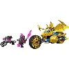 lego ninjago - la moto dragon d'or de jay - 71768