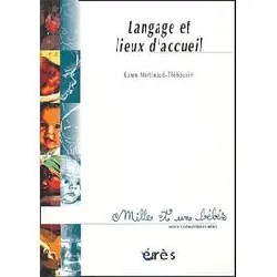 livre 1001 bb 065 - langage et lieux d'accueil