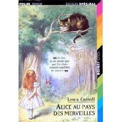 livre alice au pays des merveilles