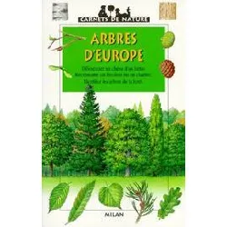 livre arbres d'europe