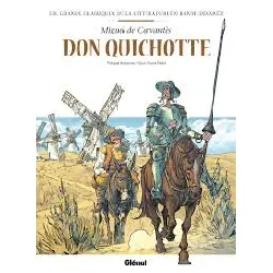 livre bd don quichotte - les grands classiques de la littérature en bande dessinée