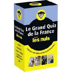 livre boîte à questions - le grand quiz de la france pour les nuls