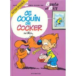 livre boule & bill tome 12 : ce coquin de cocker