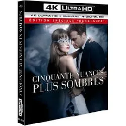 livre cinquante nuances plus sombres blu - ray 4k ultra hd