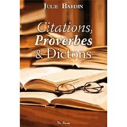 livre citations, proverbes et dictons