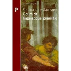 livre cours de linguistique generale