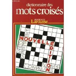 livre dict. mots croises references