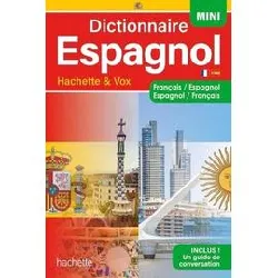 livre dictionnaire hachette mini espagnol