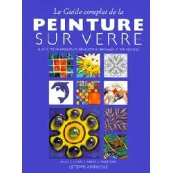 livre guide complet de la peinture sur verre