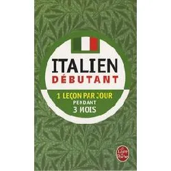 livre italien - débutant