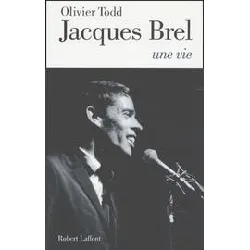 livre jacques brel, une vie - ne