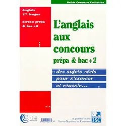 livre l'anglais aux concours lv1 niveau prépa et bac + 2