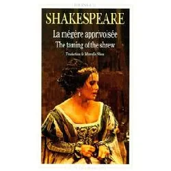 livre la mégère apprivoisée/the taming of the shrew