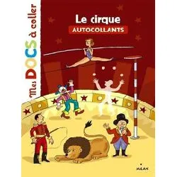 livre le cirque - autocollants