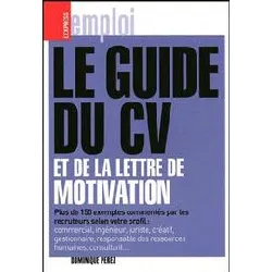 livre le guide du cv et de la lettre de motivation