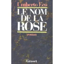 livre le nom de la rose