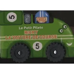 livre le petit pilote ricky la voiture de course