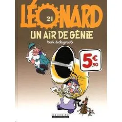 livre léonard tome 21 - un air de génie