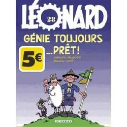 livre léonard tome 28 - génie toujours - prêt !