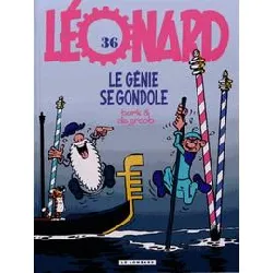 livre léonard tome 36 - le génie se gondole