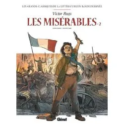 livre les misérables en bd - les grands classiques de la littérature en bande dessinée