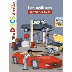 livre les voitures - autocollants