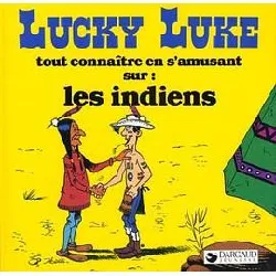 livre lucky luke - les indiens