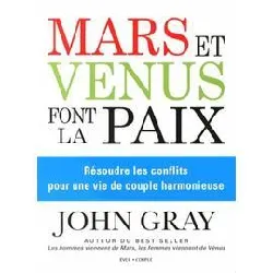 livre mars et venus font la paix