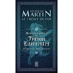 livre maximes et pensées de tyrion lannister