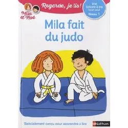 livre mila fait du judo - niveau 1