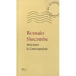 livre monsieur le commandant - nouvelle édition