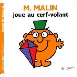 livre monsieur malin joue au cerf - volant